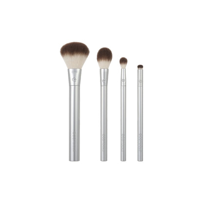 EcoTools Precious Metals Cheek + Eye Highlight Kit, 4 Piece Set