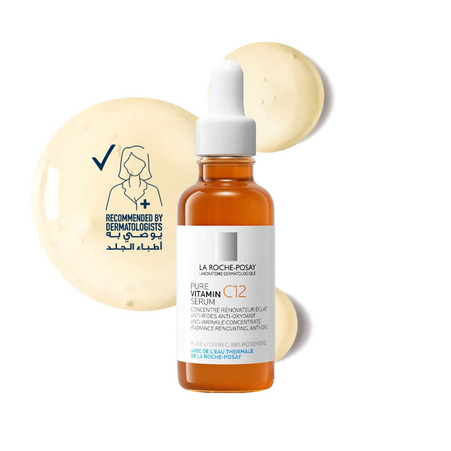 La Roche Posay 12% Pure Vitamin C Anti-aging Face Serum for All Skin Types 30ml