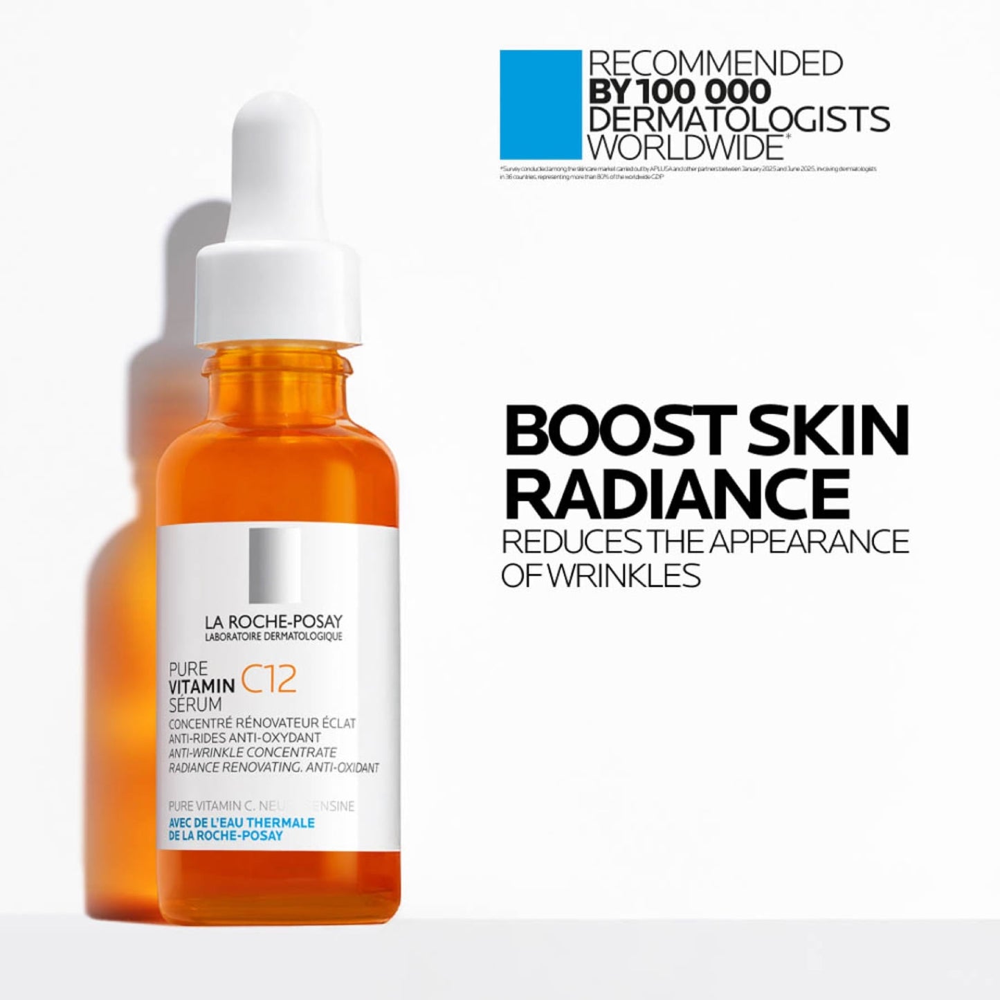 La Roche Posay 12% Pure Vitamin C Anti-aging Face Serum for All Skin Types 30ml
