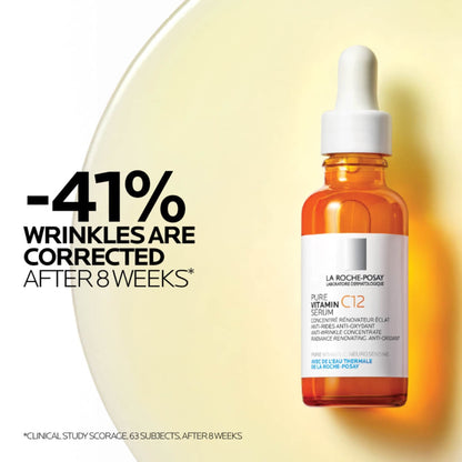 La Roche Posay 12% Pure Vitamin C Anti-aging Face Serum for All Skin Types 30ml