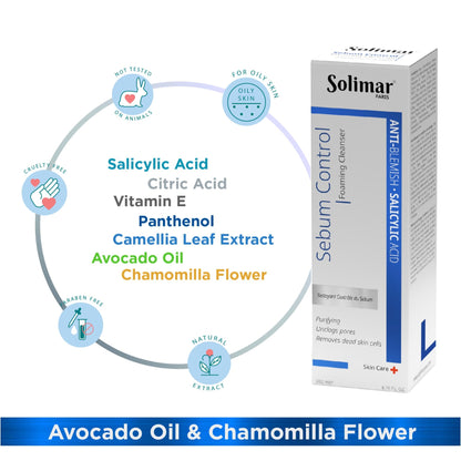 Solimar Paris Sebum foaming cleanser 200 ml
