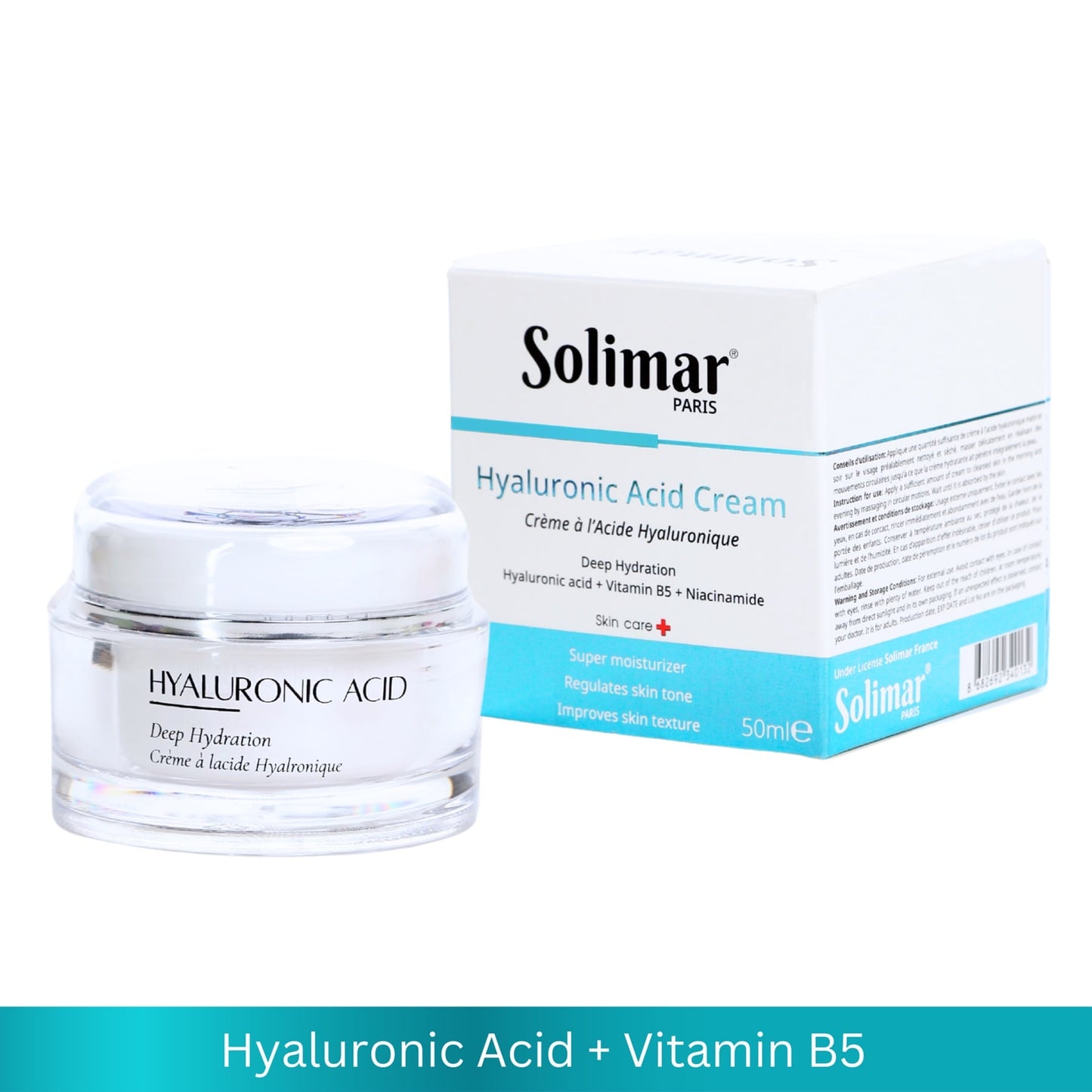 Solimar Paris Hyaluronic acid cream 50ml