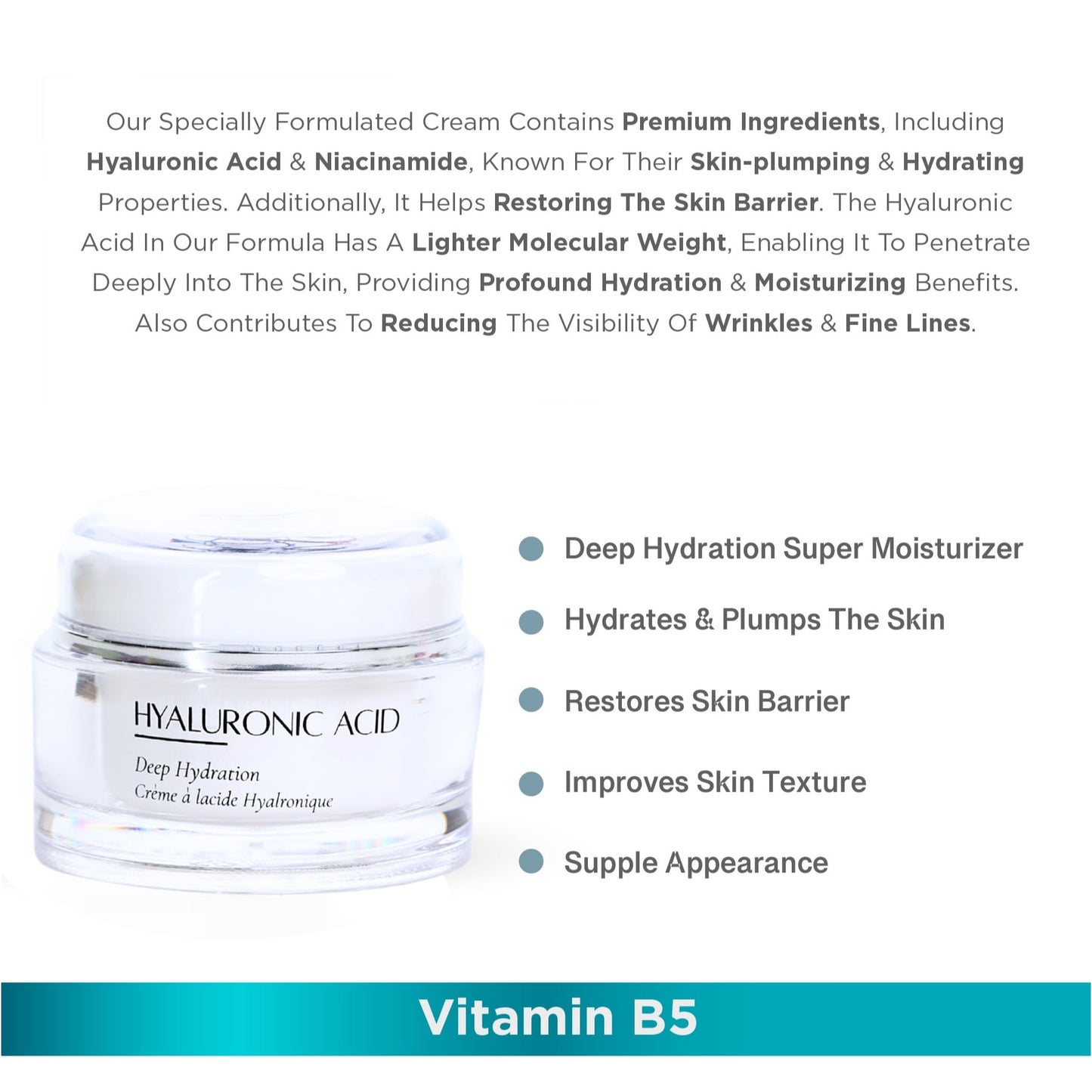 Solimar Paris Hyaluronic acid cream 50ml