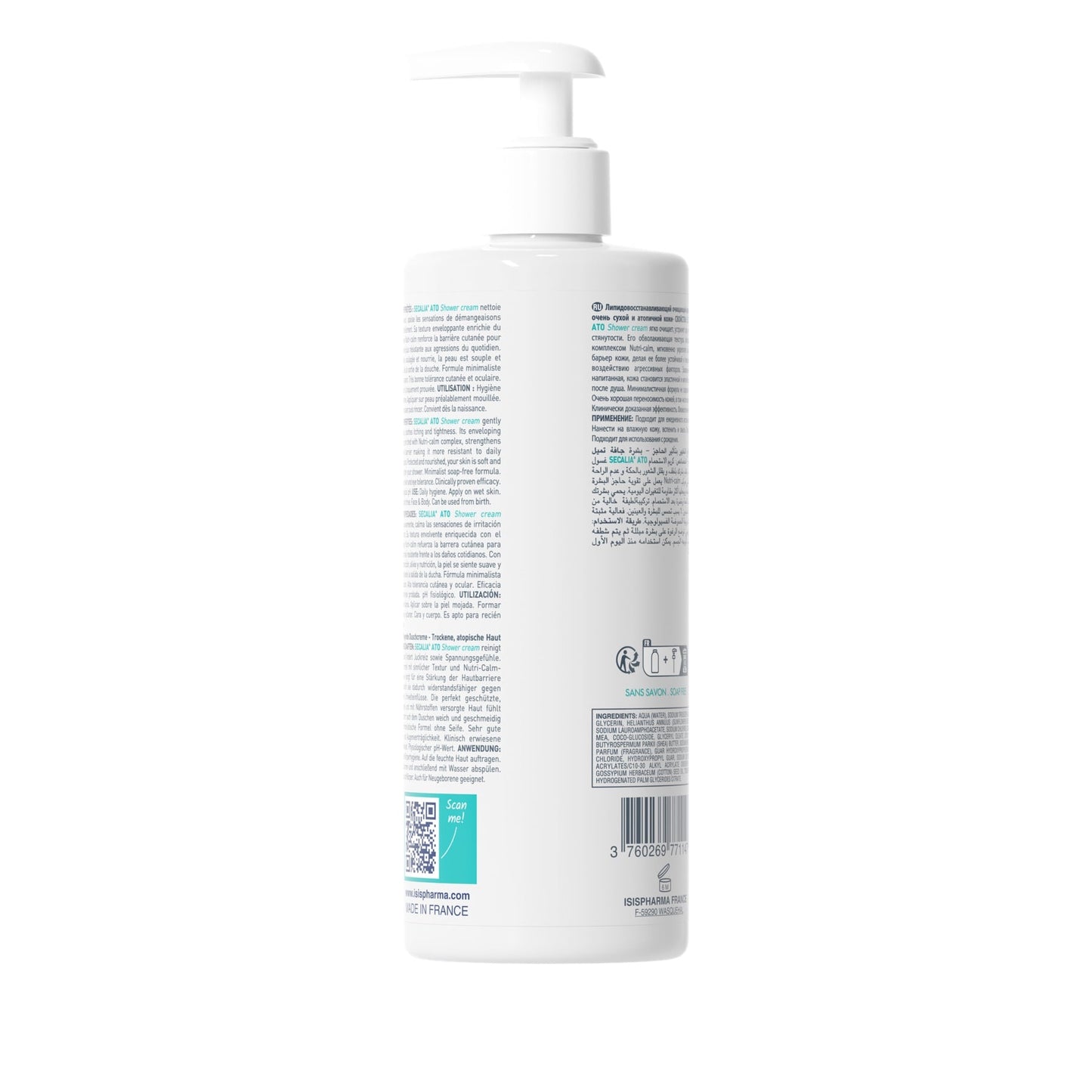 Isispharma Secalia Ato Shower Cream 400ml