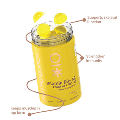 Nutriburst Vitamin D3 + K2 - Lemon Flavor