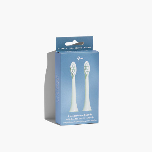 Gem Electric Toothbrush Replacement Heads Mint