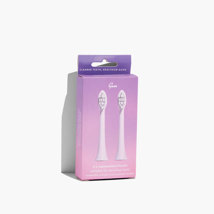 Gem Electric Toothbrush Replacement Heads Rose