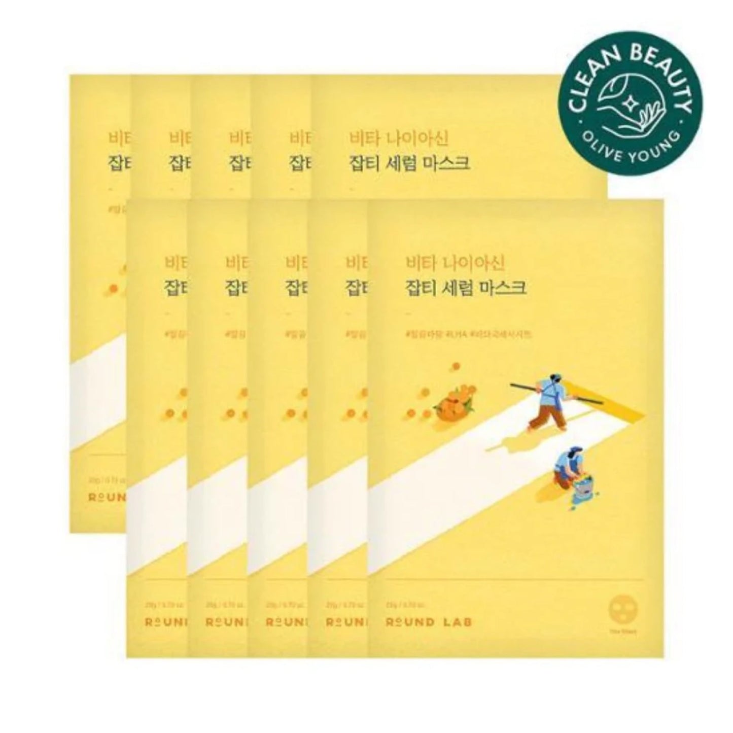 Round Lab Vita Niacinamide Dark Spot Serum Mask 10ea