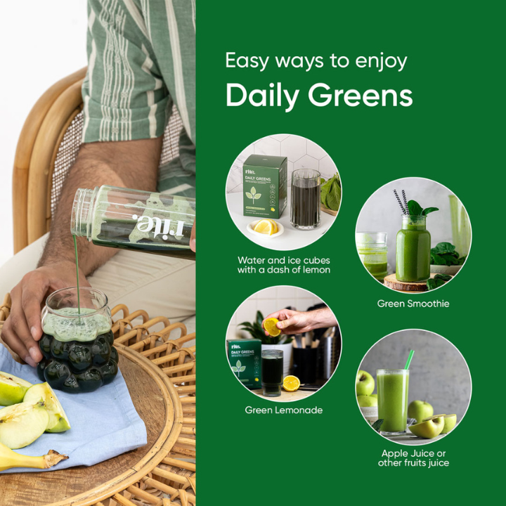 Rite Daily Greens Drink Mix Box of 15 Sachets