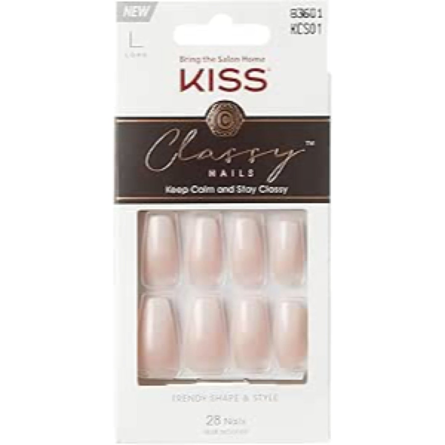 Kiss Classy French Nail Manicure Kit