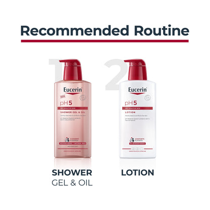 Eucerin pH5 Shower Gel & Oil, with Dexpanthenol 400ml