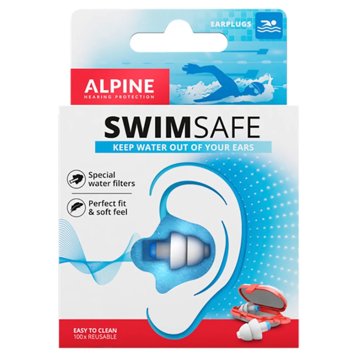 Alpine - Swimsafe Swimming Earplugs
