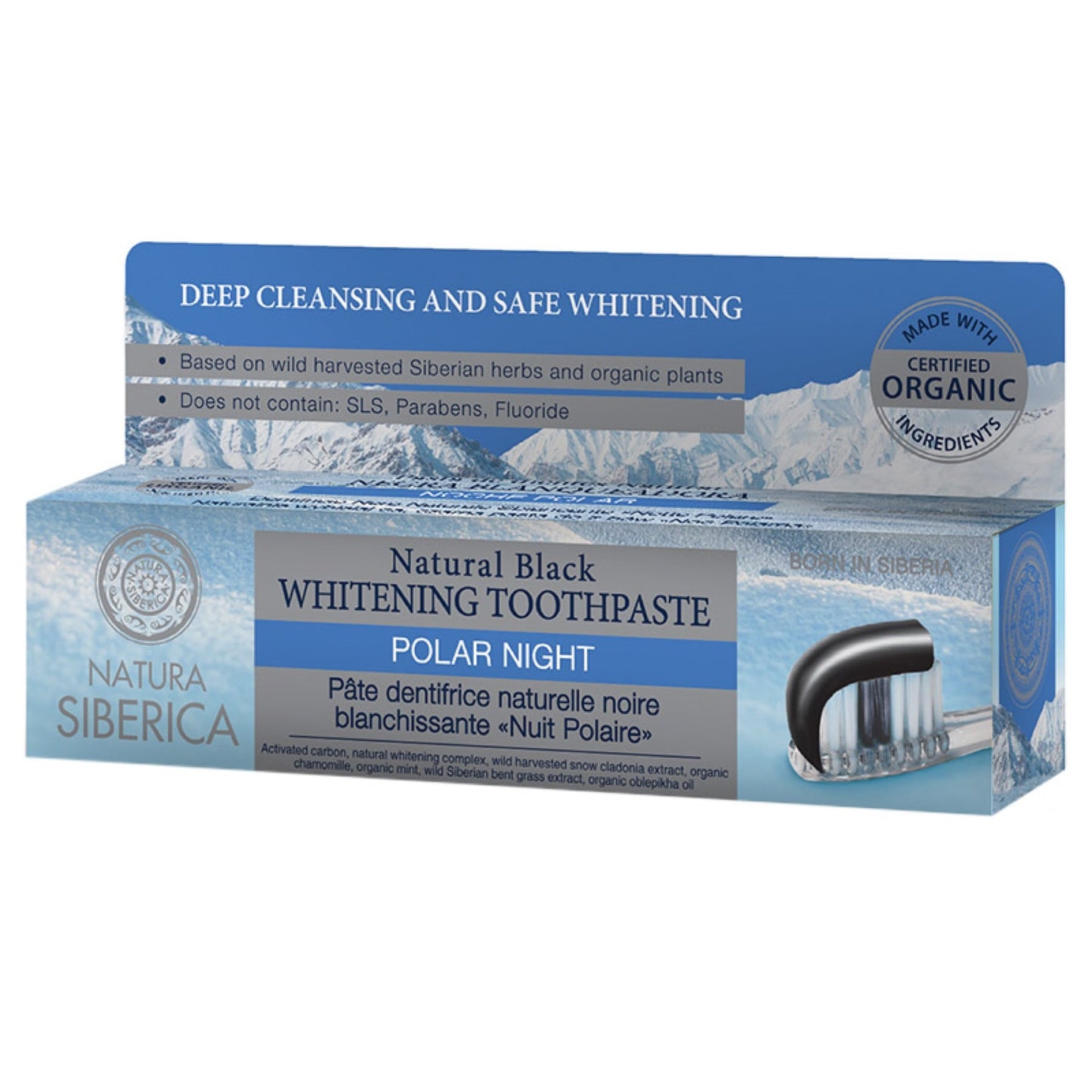 Natura Siberica - Natural Black Whitening Toothpaste - 100g