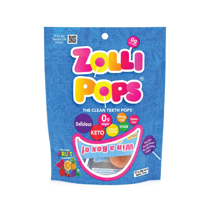 Zollipops Clean Teeth Pops Mixed Fruit 87 g