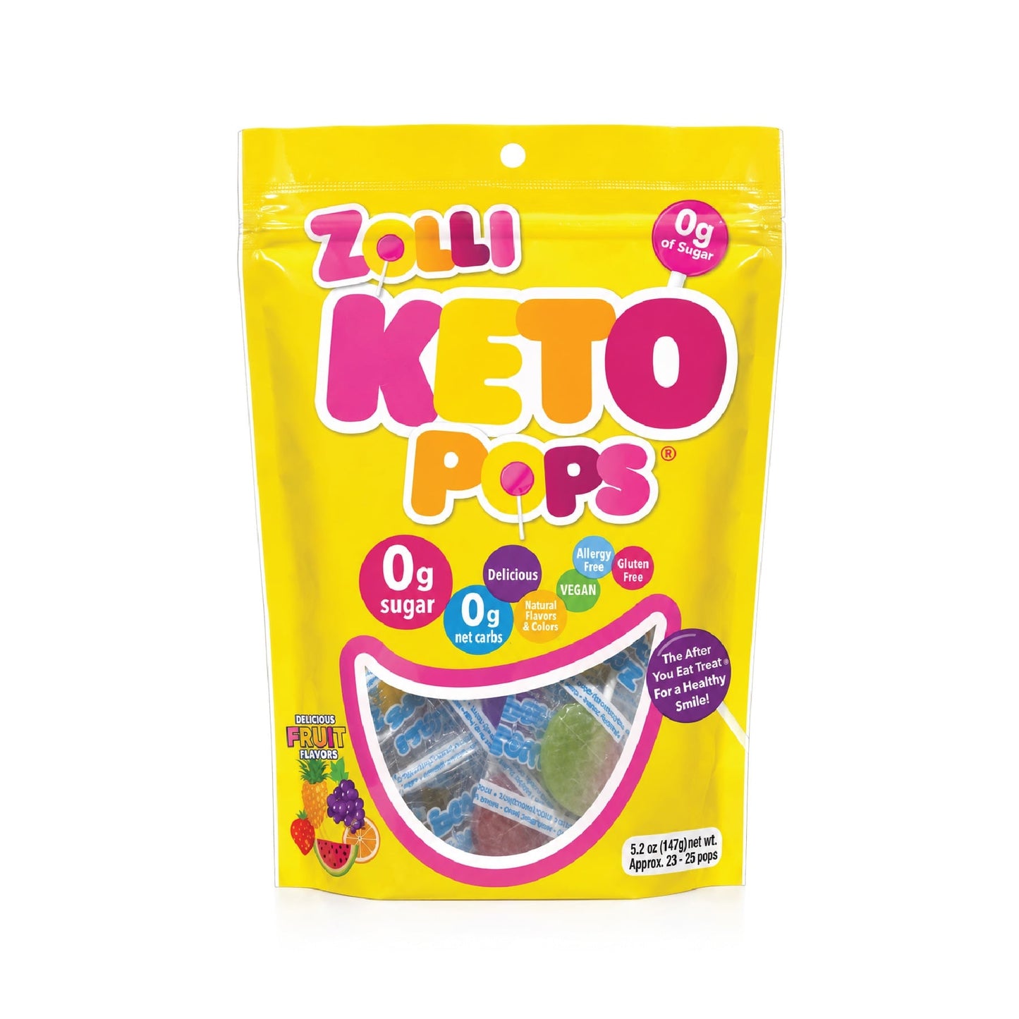 Zollipops Zolli Keto Pops Assorted 4 oz (113 g)