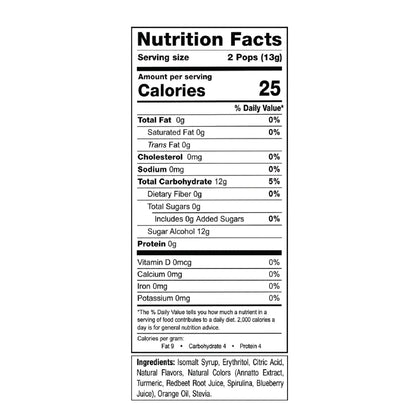 Zollipops Zolli Keto Pops Assorted 4 oz (113 g)