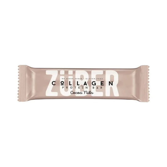 Zollipops Zuber - Cocoa Nibs Collagen Protein Bar - 35 G