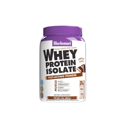 Bluebonnet Whey protein Isolate Chocolate 462g