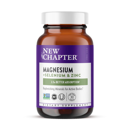 New Chapter Magnesium + Selenium + Zinc Tab 30s