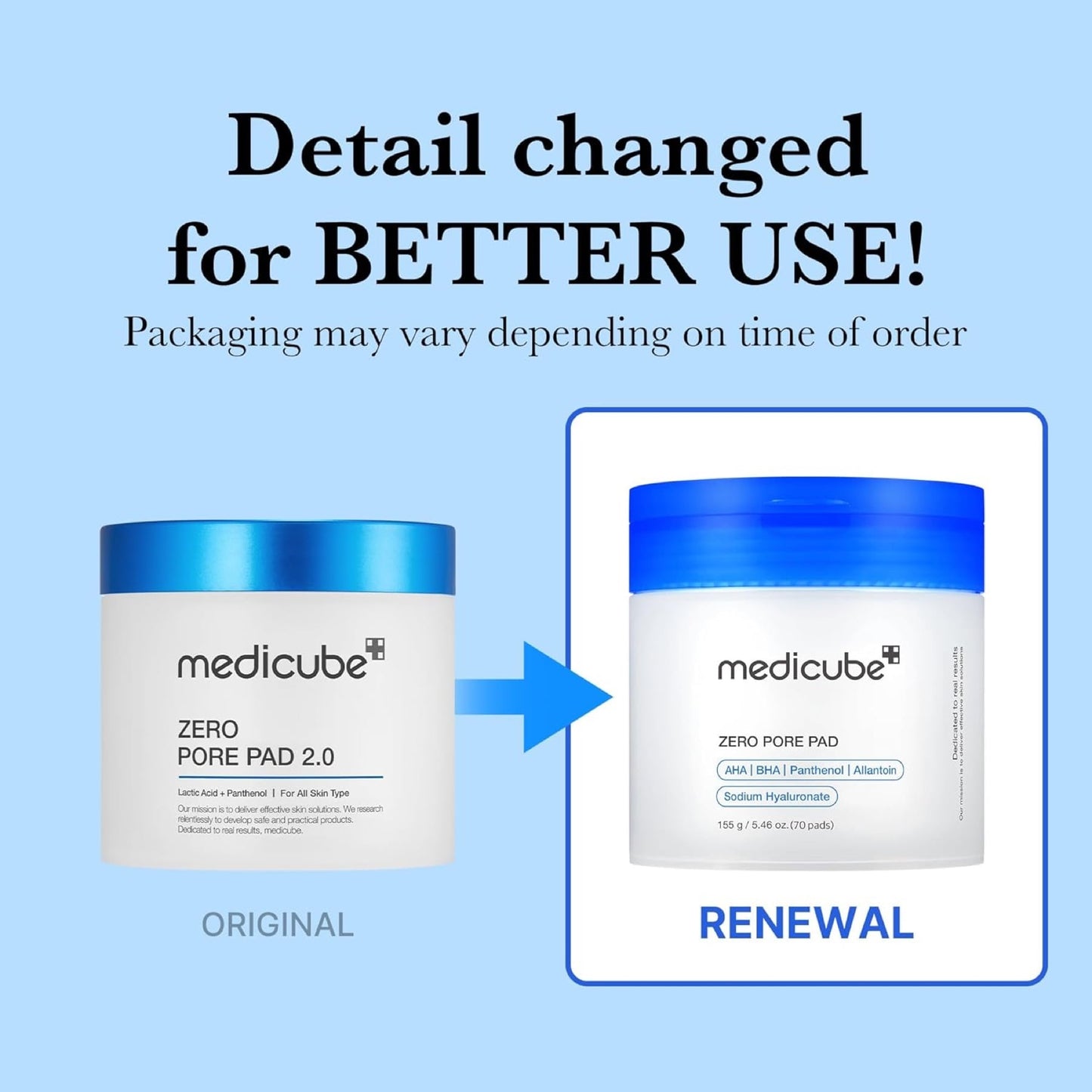 Medicube Zero Pore Pads 2.0 (70 Pads)