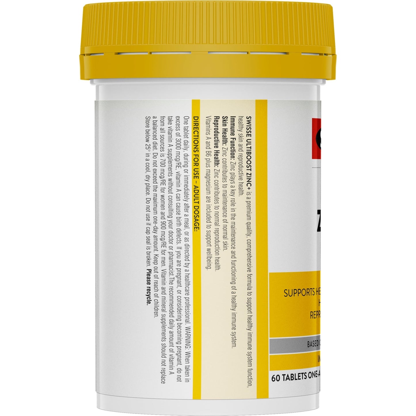 Swisse Ub Zinc+ 60 Tab