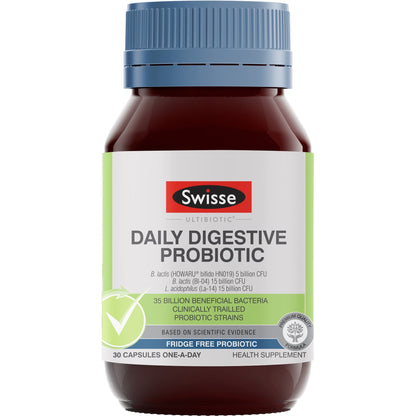 Swisse Ultibiotic Daily Digestive Probiotic 30 Cap