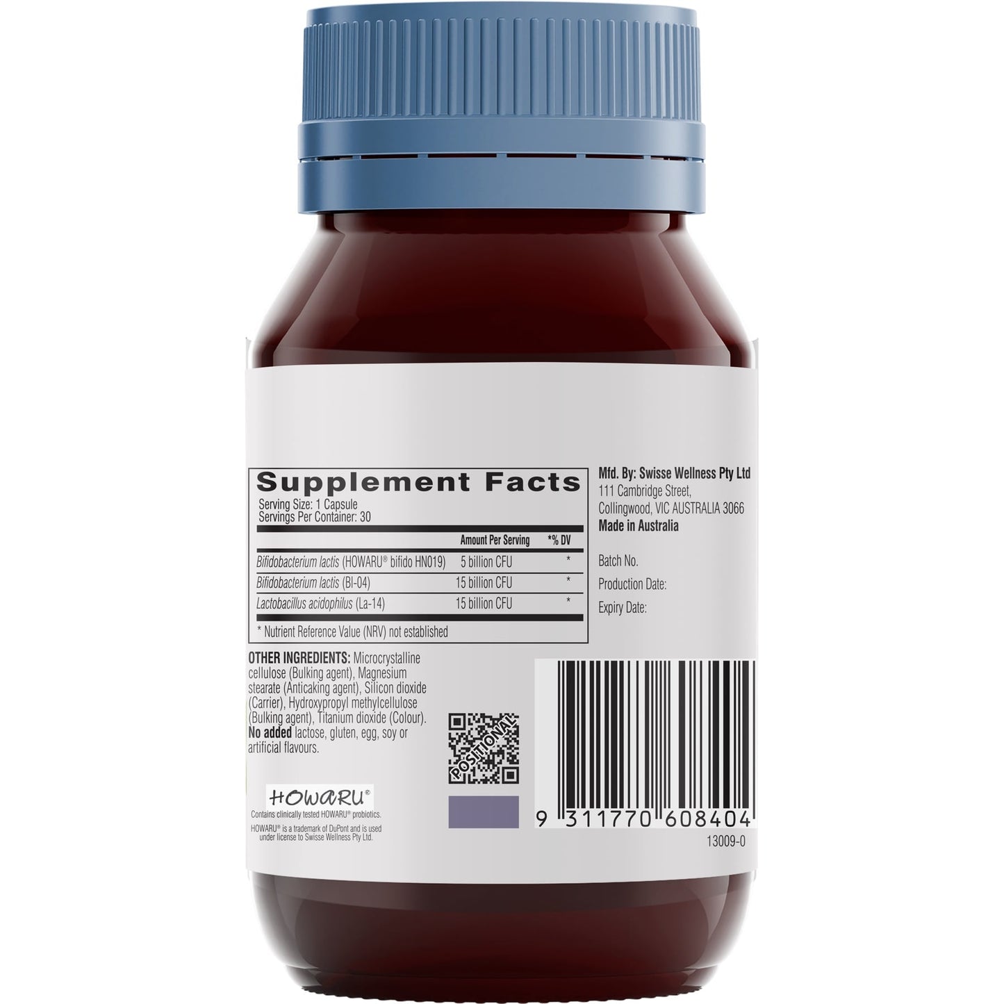 Swisse Ultibiotic Daily Digestive Probiotic 30 Cap