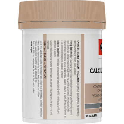 Swisse Ub Calcium + Vitamin D 90 Tab
