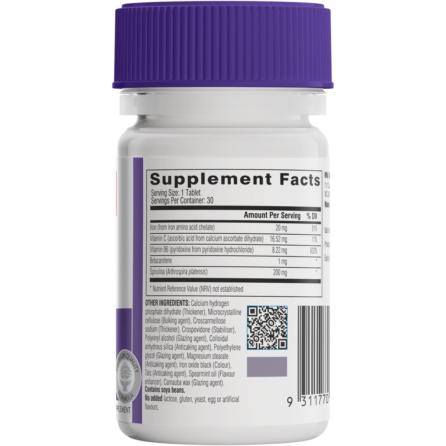 Swisse Ub Iron 30 Tab