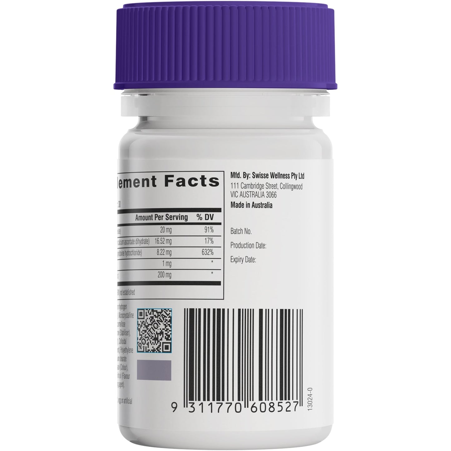 Swisse Ub Iron 30 Tab