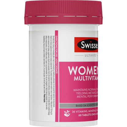 Swisse Ultivite Women's Multivitamin 60 Tab