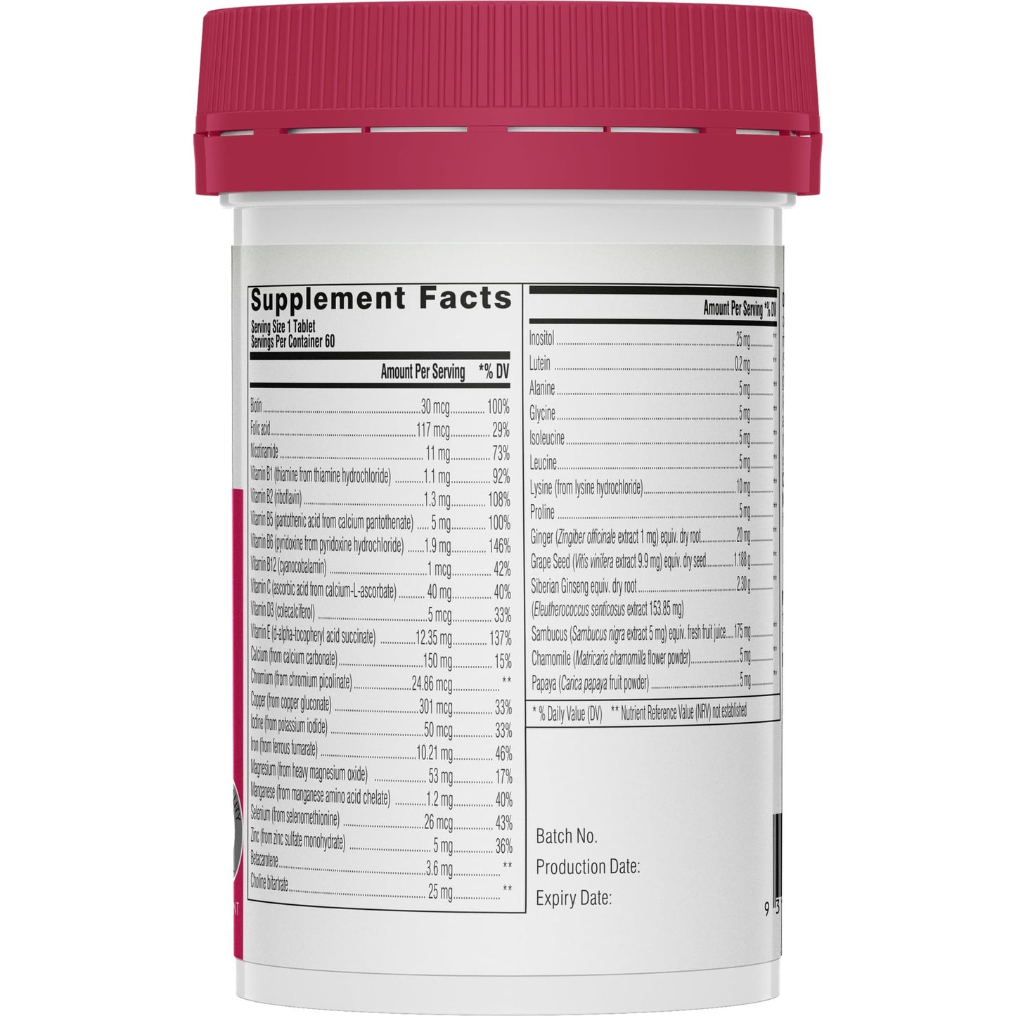 Swisse Ultivite Women's Multivitamin 60 Tab