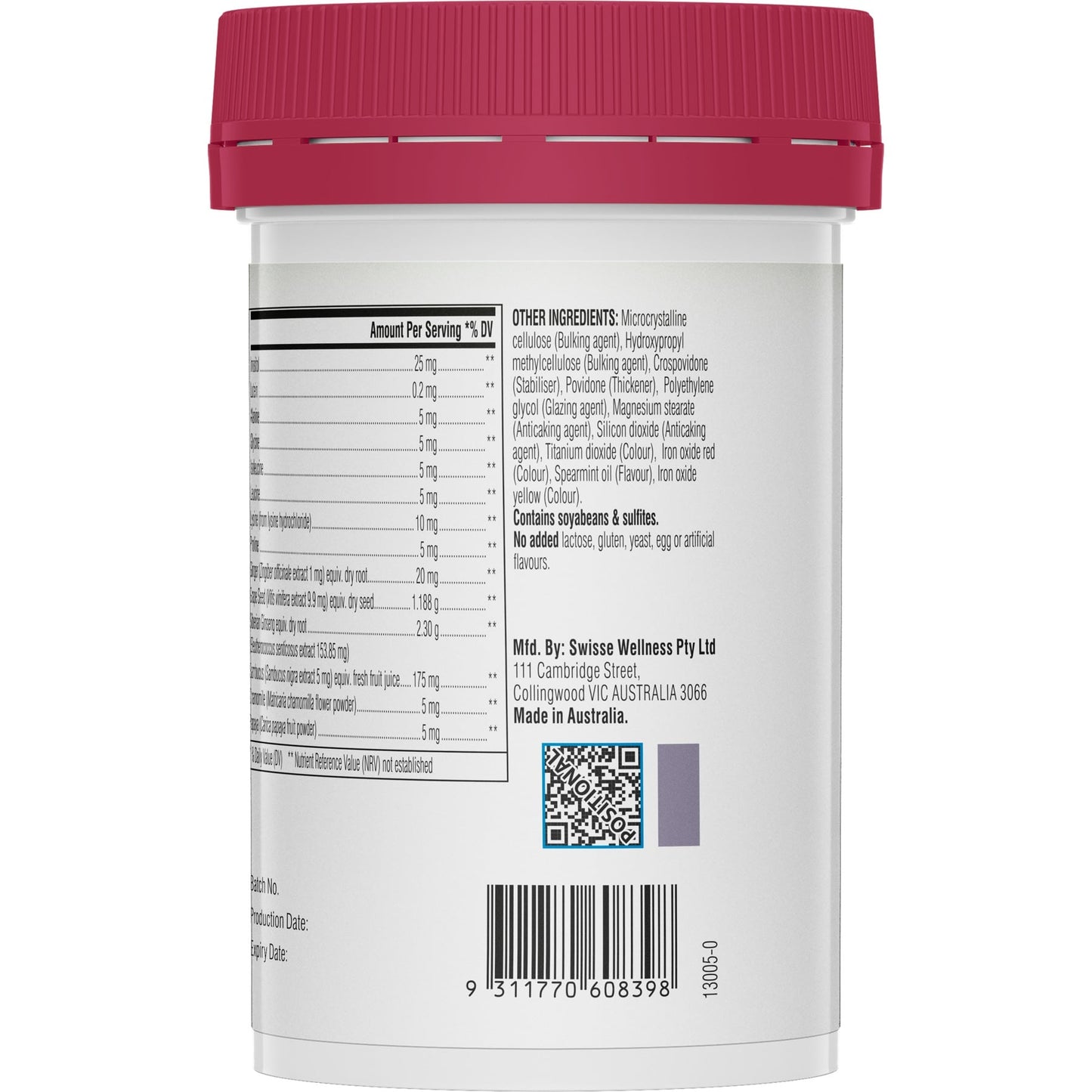 Swisse Ultivite Women's Multivitamin 60 Tab