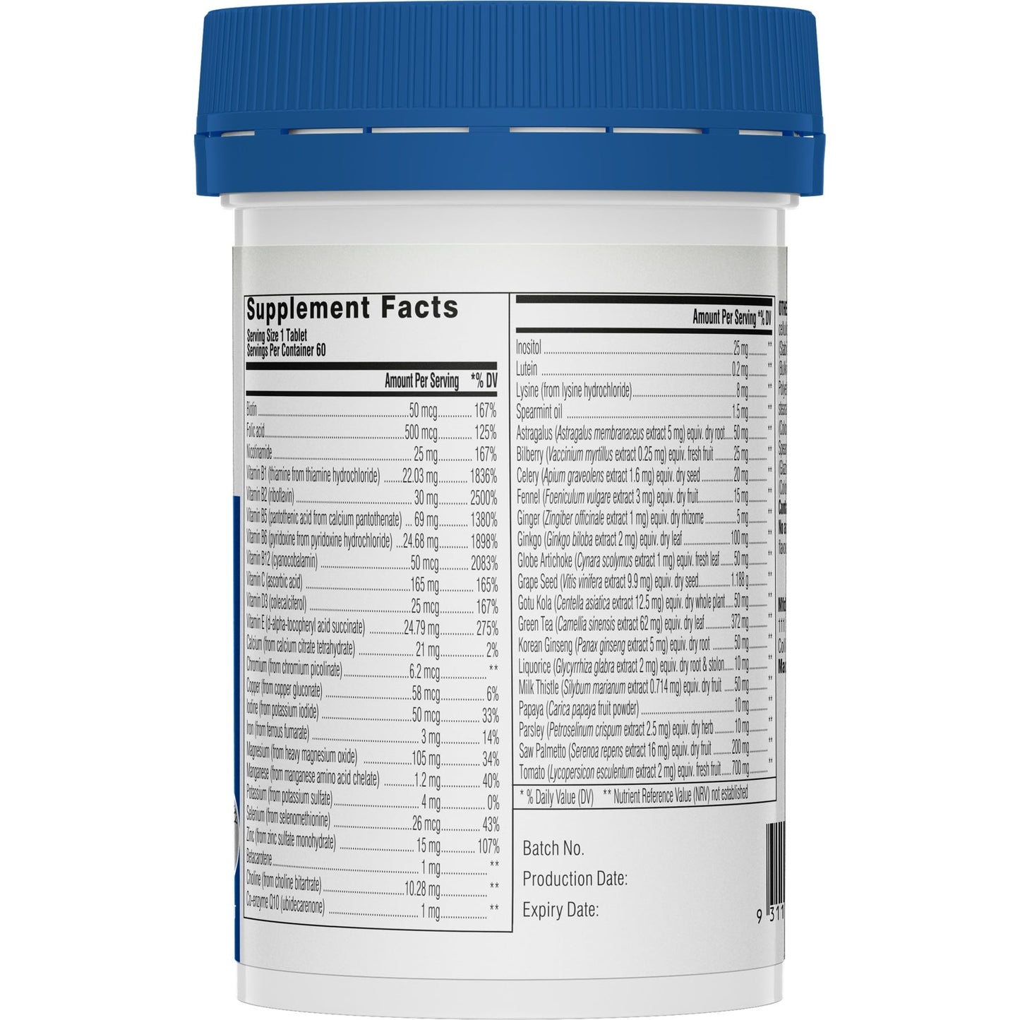 Swisse Ultivite Men's Multivitamin 60 Tab