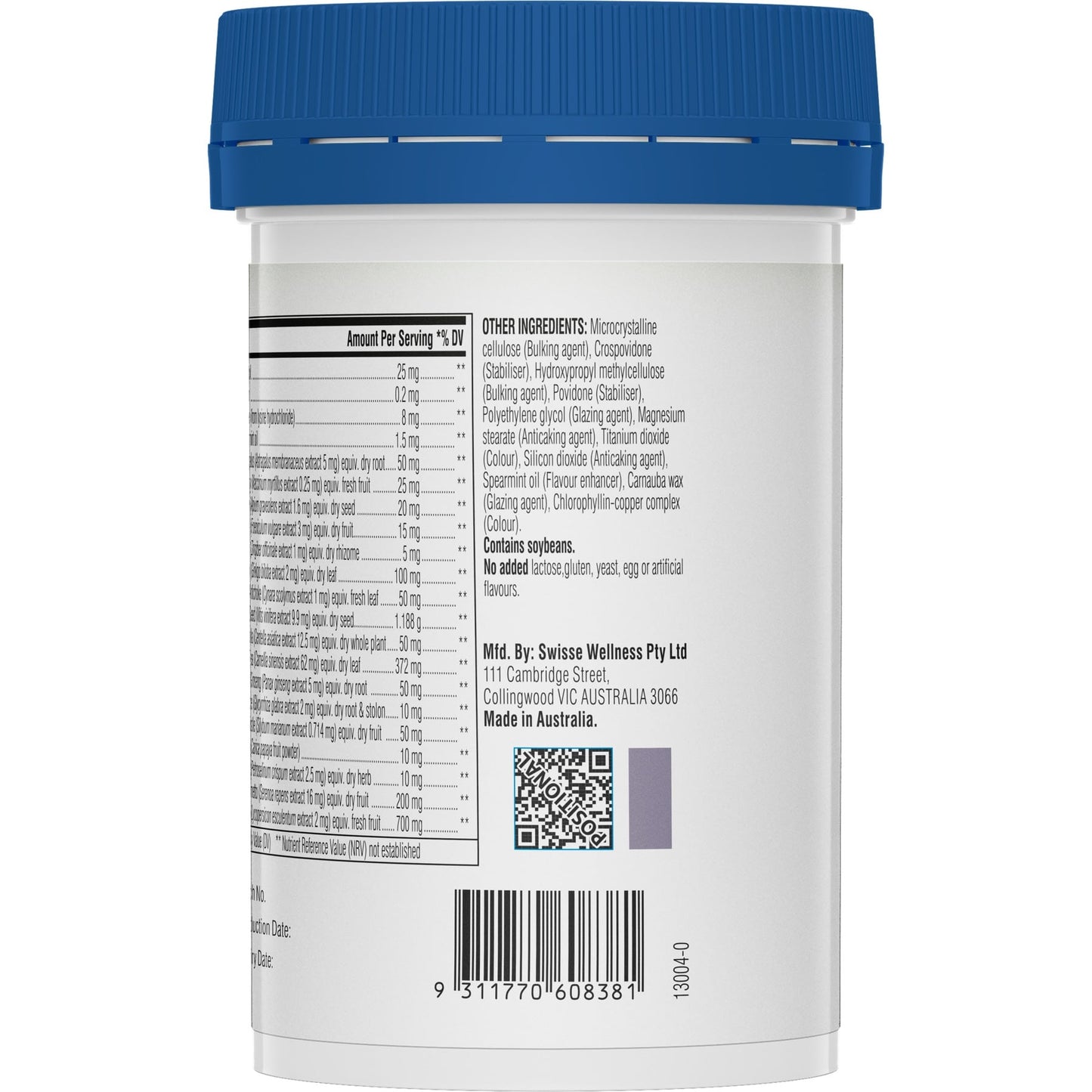 Swisse Ultivite Men's Multivitamin 60 Tab