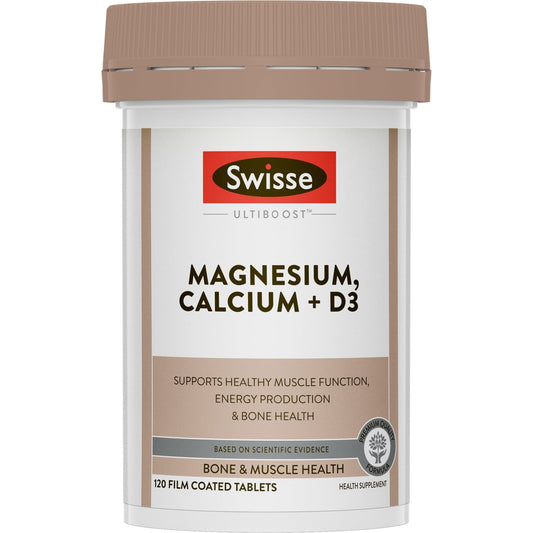 Swisse Ub Magnesium Calcium + D3 120 Tab