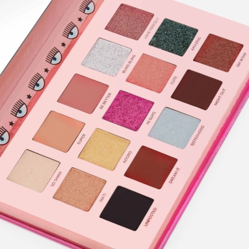Chiara Ferragni Eyeshadow Palette 15 Colors
