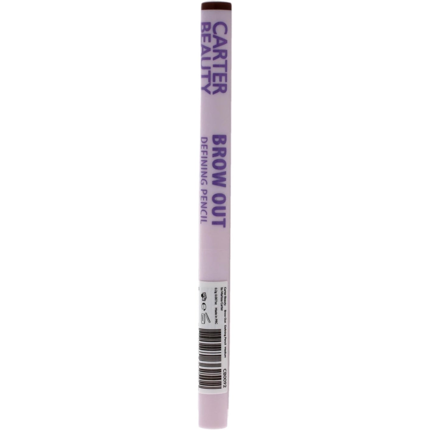 Carter Beauty Ireland Retractable Eyebrow Pencil. Medium Brown Matte Powder Finish