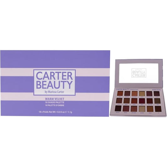 Carter Beauty Warm Velvet 18-shade Eyeshadow Palette