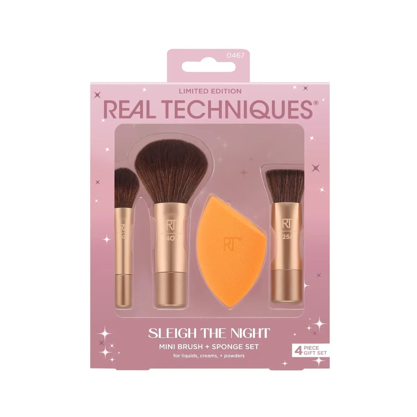 Real Technique Sleigh the Night Mini Brush + Sponge Set