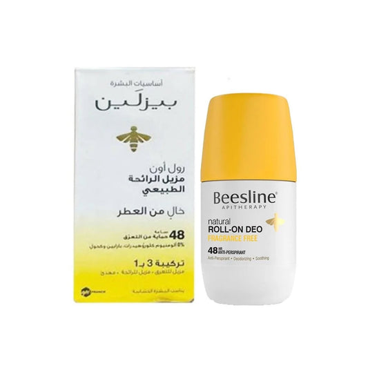 Beesline Natural Roll-on Deodorant Fragrance Free - 50 Ml