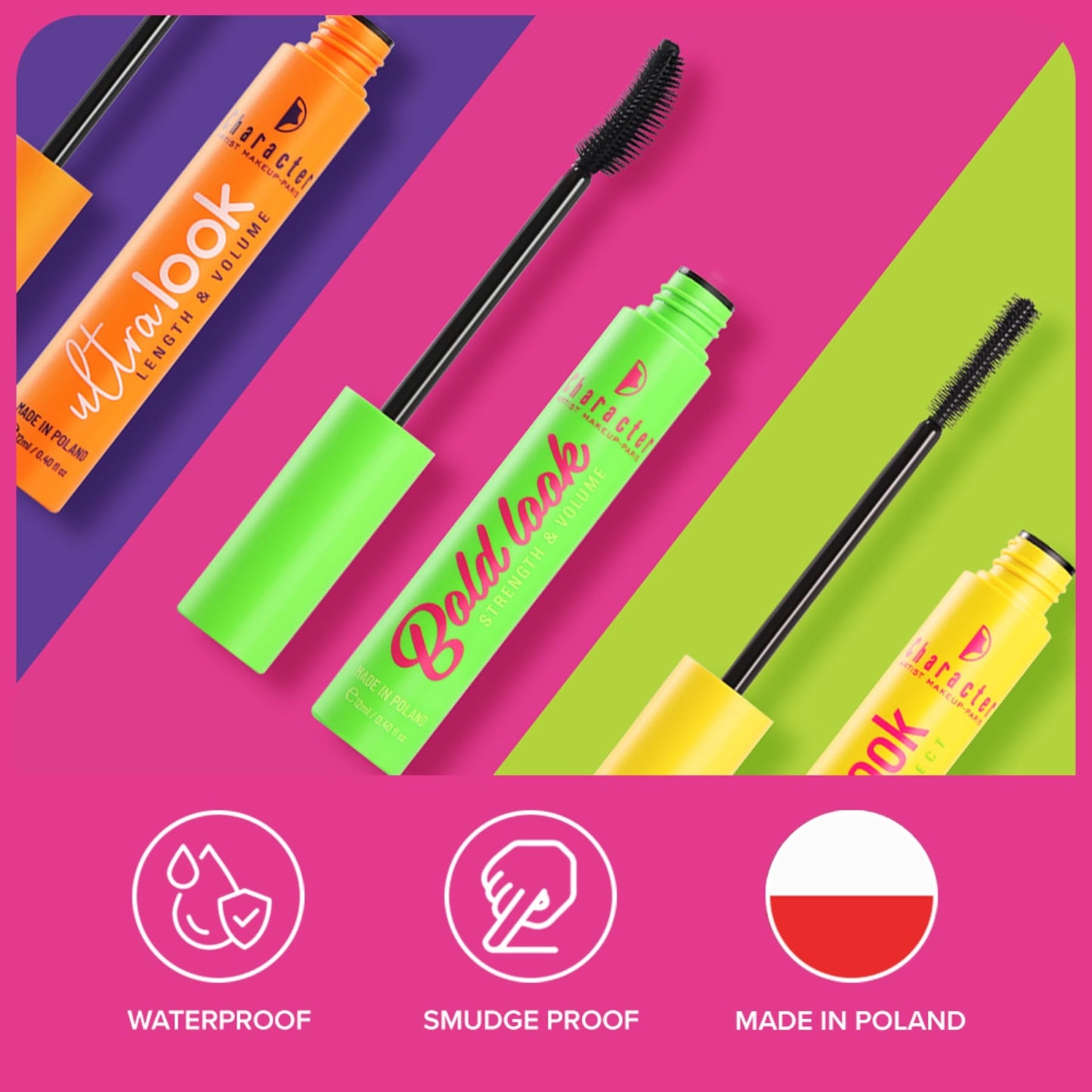 Character The Bold Look Mascara - CBV 001