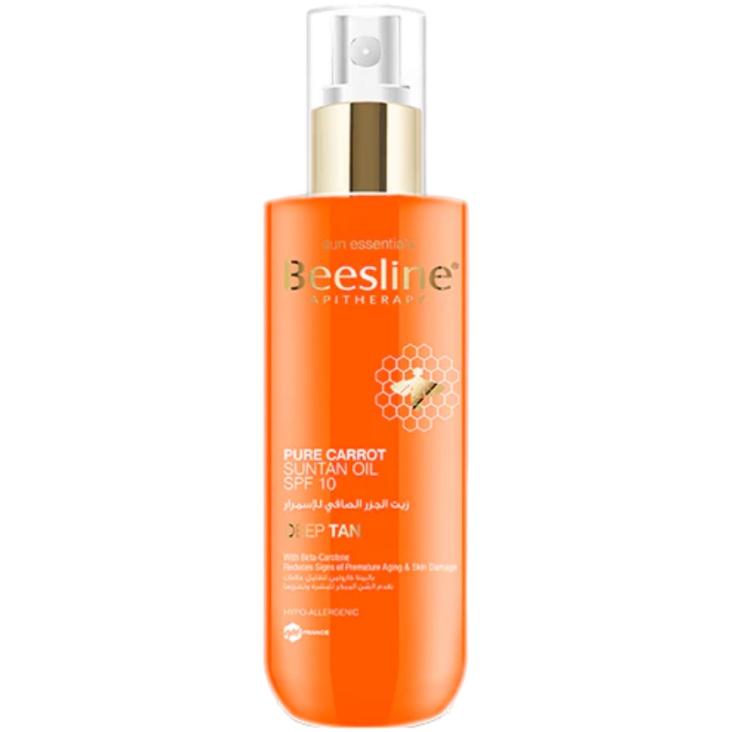 Beesline Pure Carrot Suntan Oil Spf10 200ml
