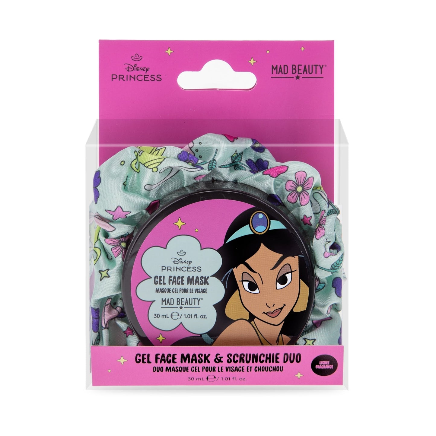 Mad Beauty Disney Princess Express Yourself - Gel Face Mask & Scrunchie Set Jasmine