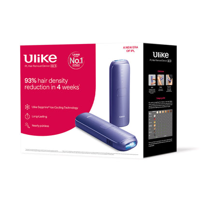 Ulike Air 3 IPL Hair Removal, Purple