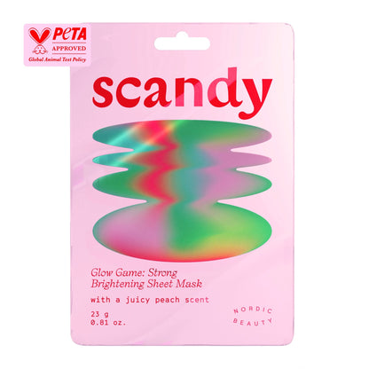 Scandy Glow Game: Strong Brightening Sheet Mask 1 pc