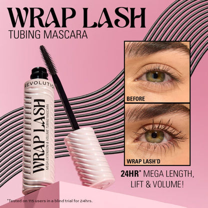 Revolution Wrap Lash Mascara - Black