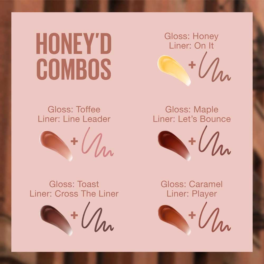 Maybelline New York Lifter Gloss Honey'd Hydrating Lip Gloss with Hyaluronic Acid 5.4ml