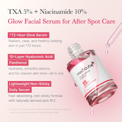 Medicube TXA + Niacinamide 15% Glow Facial Serum