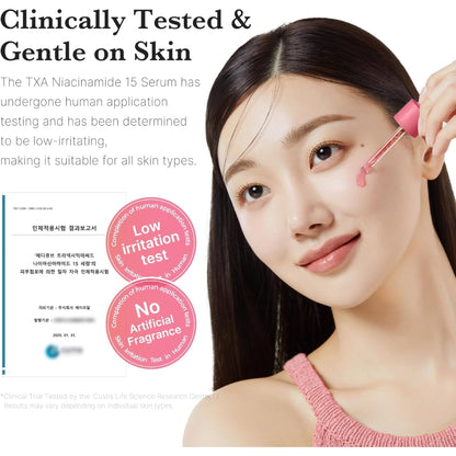 Medicube TXA + Niacinamide 15% Glow Facial Serum for Post-Spot Care